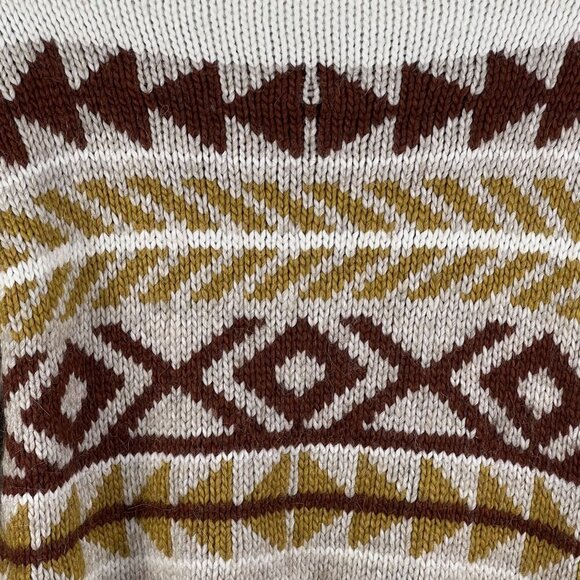 Anthropologie Elsamanda Womens S Sweater Alpaca Blend Southwestern Turtleneck - Picture 9 of 16